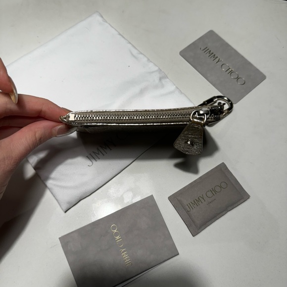 COPY - JIMMY CHOO SILVER STAR COUNTY Pouch - Picture 5 of 6